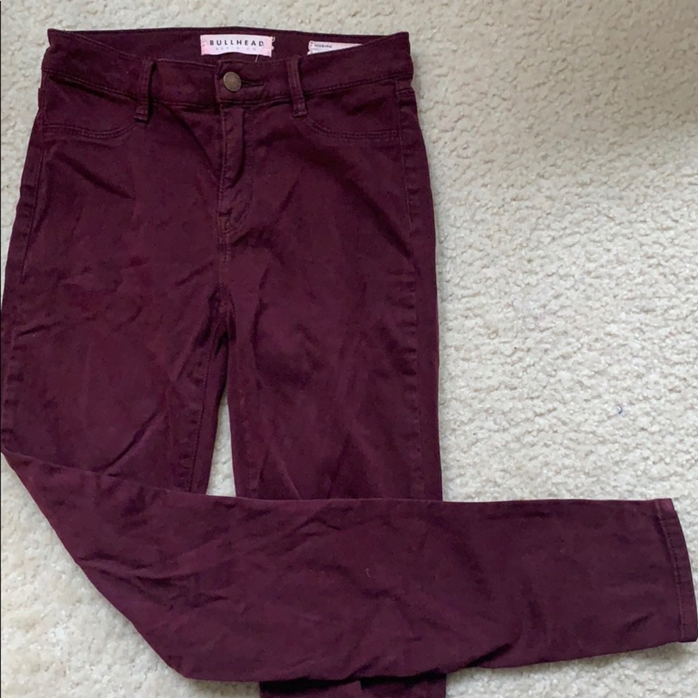 BULLHEAD Wine Jeggings
